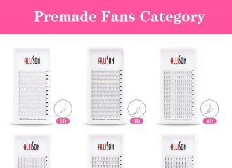 Private Label Premade Lash Fans Wholesale